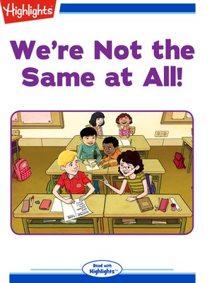 cover image of We're Not the Same At All!